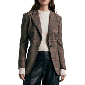 Rag & Bone Bianca Plaid Blazer